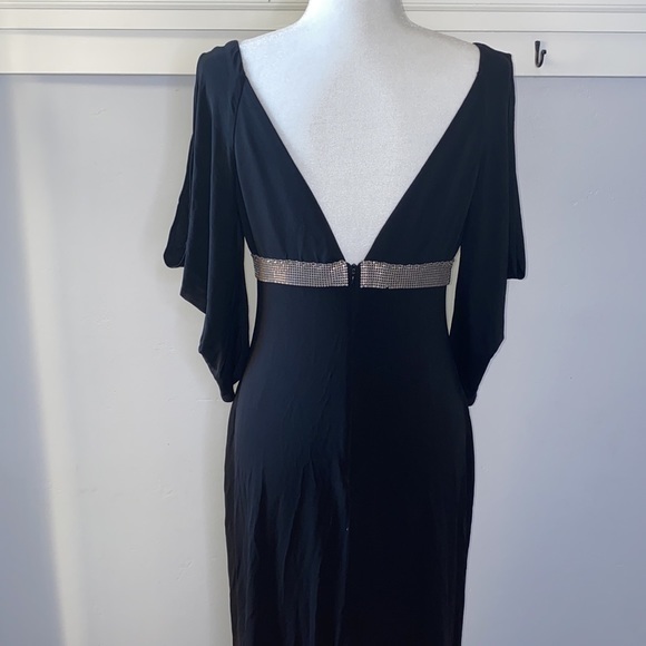 Kay Unger Cold Shoulder Maxi Dress - Picture 7 of 11